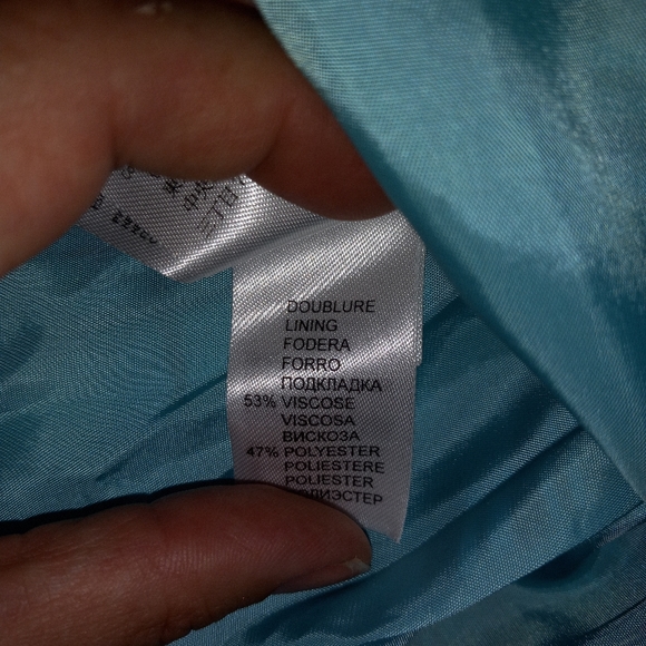 Manoukian dress size M turquoise - Picture 6 of 6